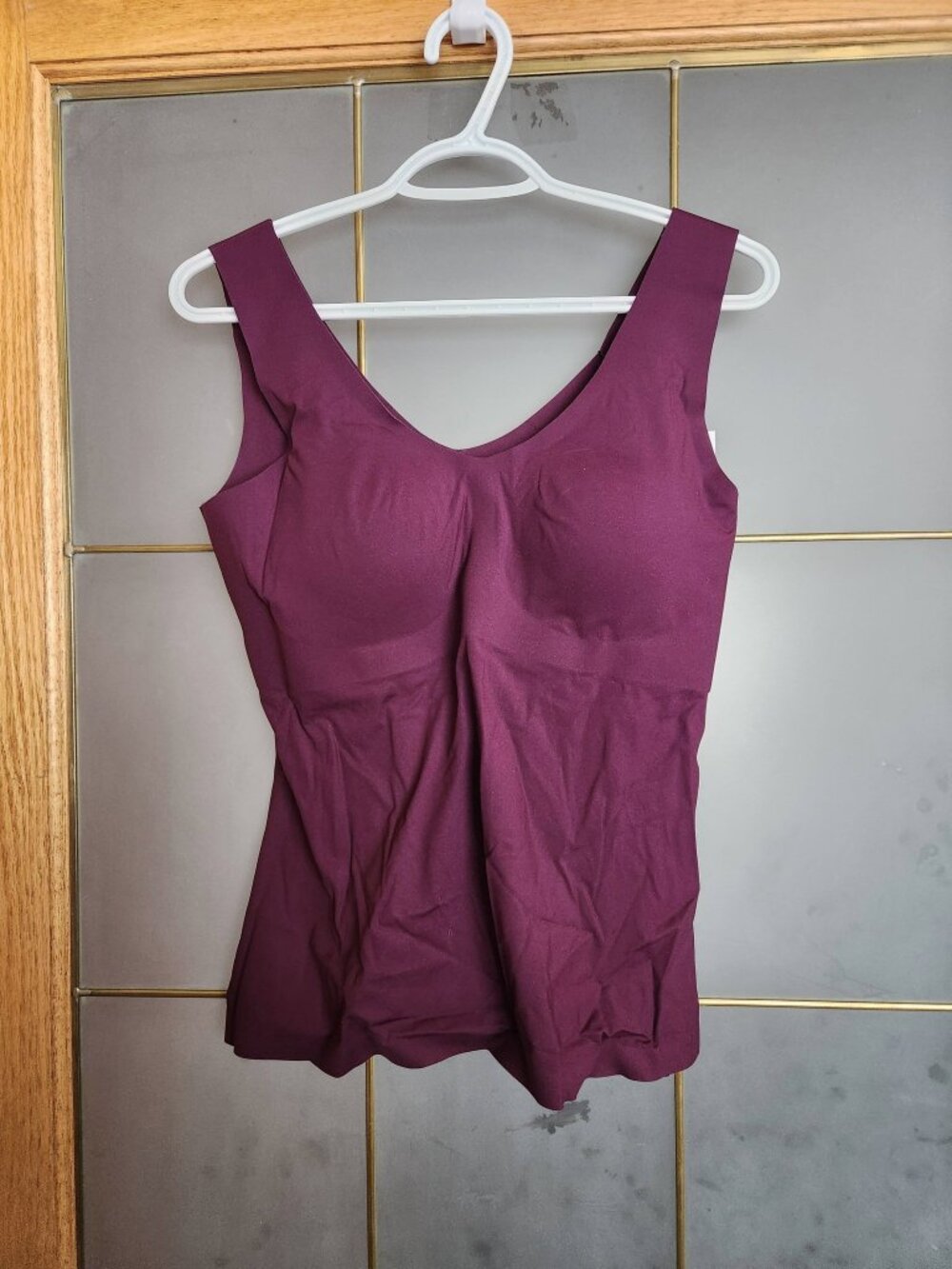 Knix LuxeLift Scoop Tank - Plum Colour XL